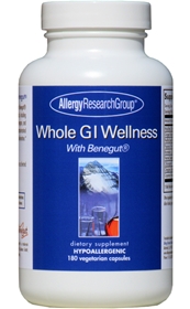 Allergy Research  Whole GI Wellness  180 Caps