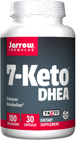 Jarrow Formulas 7-Keto DHEA, 100 mg, 30 caps