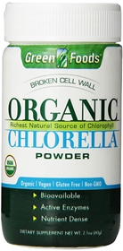 Green Foods Organic Chlorella Powder -- 2.1 oz