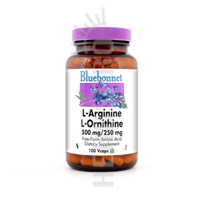 Bluebonnet L-Arginine L-Ornithine (100 Vcap)