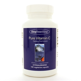 Allergy Research  Pure Vitamin C (Cassava source)  100 Caps