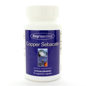 Allergy Research  Copper Sebacate  75 Caps