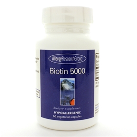 Allergy Research  Biotin 5000  60 Caps
