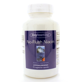 Allergy Research  No-Flush Niacin  75 Caps
