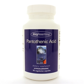 Allergy Research  Pantothenic Acid  90 Caps
