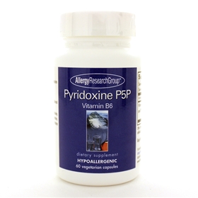 Allergy Research  Pyridoxine P5P (B-6)  60 Caps