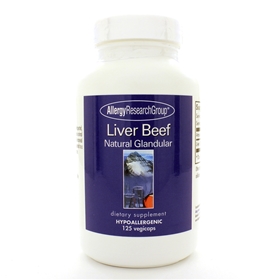 Allergy Research  Liver Beef Glandular 500mg  125 Caps