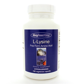Allergy Research  L-Lysine  100 Caps