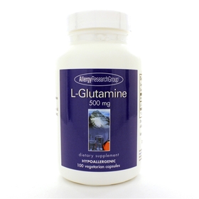 Allergy Research  L-Glutamine 500mg  100 Caps