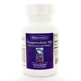 Allergy Research  Pregnenolone 100mg Micronized Lipid Matrix  60 tabs