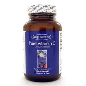 Allergy Research  Pure Vitamin C Powder  120 grams