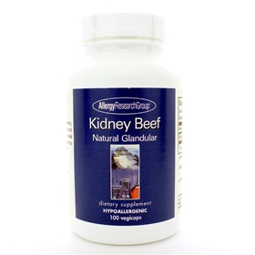 Allergy Research  Kidney Beef Natural Glandular  100 Caps
