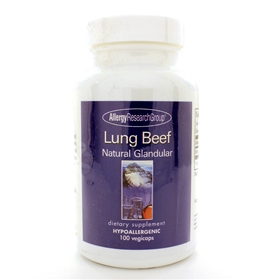 Allergy Research  Lung Beef Natural Glandular  100 Caps