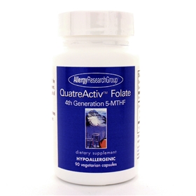 Allergy Research  QuatreActiv Folate (4th Generation 5-MTHF)  90 Caps