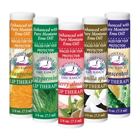 Montana Emu Ranch  Lip Therapy Natural Unscented  0.25 oz Tube