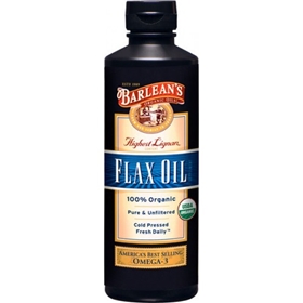 Barleans Lignan Rich Flax Oil, 12oz