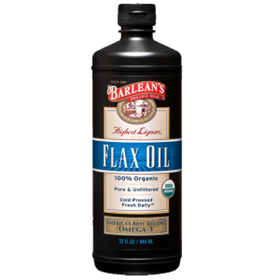 Barleans Lignan Rich Flax Oil, 32oz