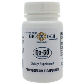 Bio-Tech Pharmacal - D3-50 50,000IU   100 V  Caps