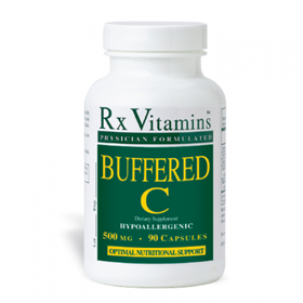 Rx Vitamins  Buffered C  90 Caps	