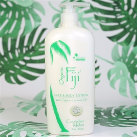 Organic Fiji - Cucumber Mellon Coconut Oil Lotion - 3oz