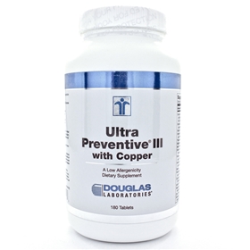 Douglas Labs  Ultra Preventive III w/copper  180 Tabs