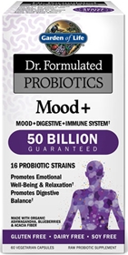 Garden of Life Dr. Formulated Probiotics Mood + -- 50 billion - 60 Vegetarian Capsules