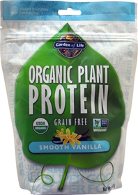 Garden of Life Organic Plant Protein Smooth Vanilla -- 10 Servings