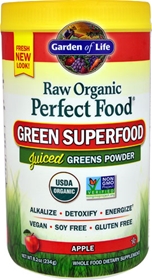 Garden of Life Raw Organic Perfect Food&#174; Green Superfood Apple -- 8.2 oz