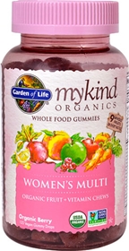 Garden of Life mykind Organics Women&#39;s Multi Whole Food Gummies Organic Berry -- 120 Vegan Gummy Drops