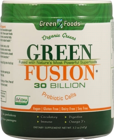 Green Foods Organic Green Fusion&#174; -- 30 billion cells - 5.2 oz