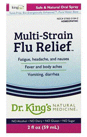 Dr King&#39;s Homeopathic Multi-Strain Flu Relief 2 oz.