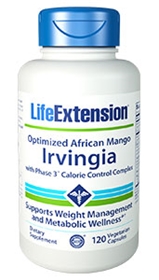 Life Extension Optimized Irvingia with Phase 3™ Calorie Control Complex, 120 Vcaps
