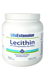 Life Extension Lecithin, (97% Phosphatides de-oiled), 1 Pound
