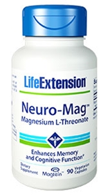 Life Extension Neuro-Mag Magnesium L-Threonate, 90 Vcaps