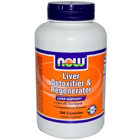 NOW Liver Detoxifier &amp; Regenerator, 180 Caps