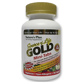 Nature&#39;s Plus Source of Life GOLD Mini-Tabs, 180 tabs