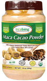 Incaliving  Premium Maca Cacao Powder  10oz (284g)