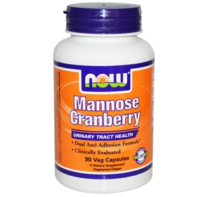 NOW Mannose Cranberry, 90 VCaps