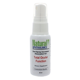Natural Ophthalmics  Total Ocular Function/Oral Absorbtion Spray  30 ml