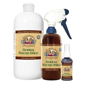 Montana Emu Ranch  Herbal Wound Spray  2 oz