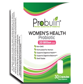 Probulin Women&#39;s Health Probiotic, 20 Billion, 30 Caps