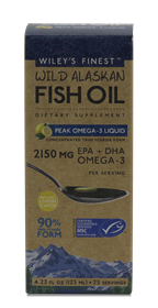 Wileys  Peak Omega-3 Liquid Fish Oil (2150mg EPA+DHA)  25 servings