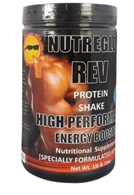 Nutreglo Rev Protein Shake For Men 1 lb 