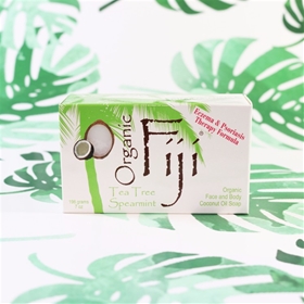 Organic Fiji - Tea Tree Spearmint Coconut Oil Soap -7oz