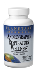 Planetary Herbals Andrographis Respiratory Wellness, 120 tabs