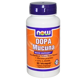 NOW DOPA Mucuna, 90 Vcaps