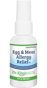 King Bio  Egg &amp; Meat Allergy Relief  2 ounces