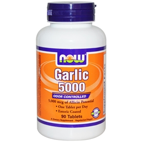 NOW Garlic 5000, 90 Tabs