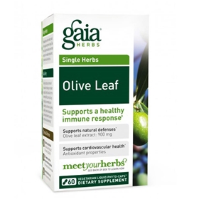Gaia Herbs Olive Leaf, 60 Liquid Phyto-Caps