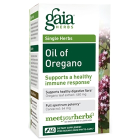 Gaia Herbs Oil of Oregano, 60 Liquid Phyto-Caps 